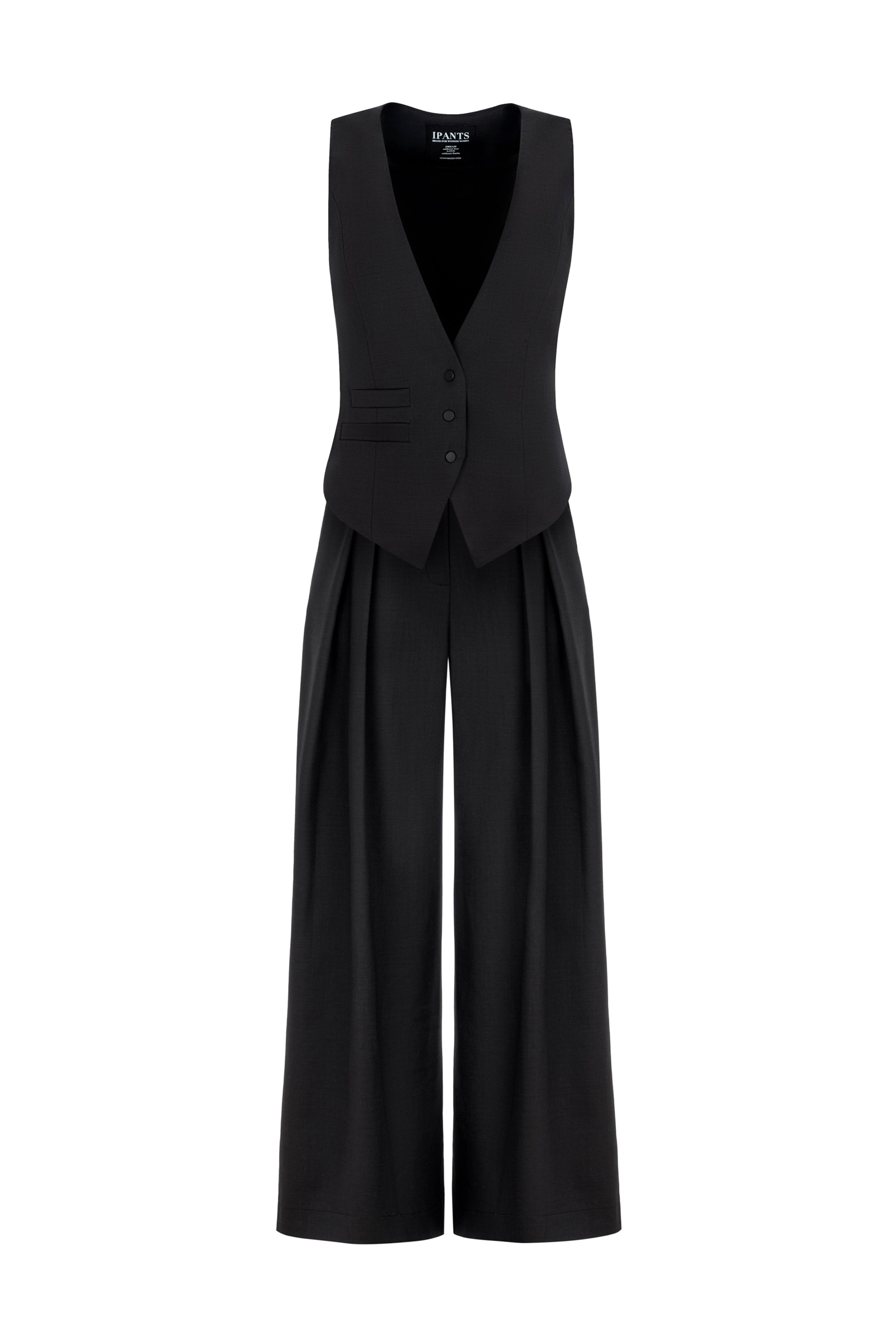 Vest suit palazzo set | IPANTS™