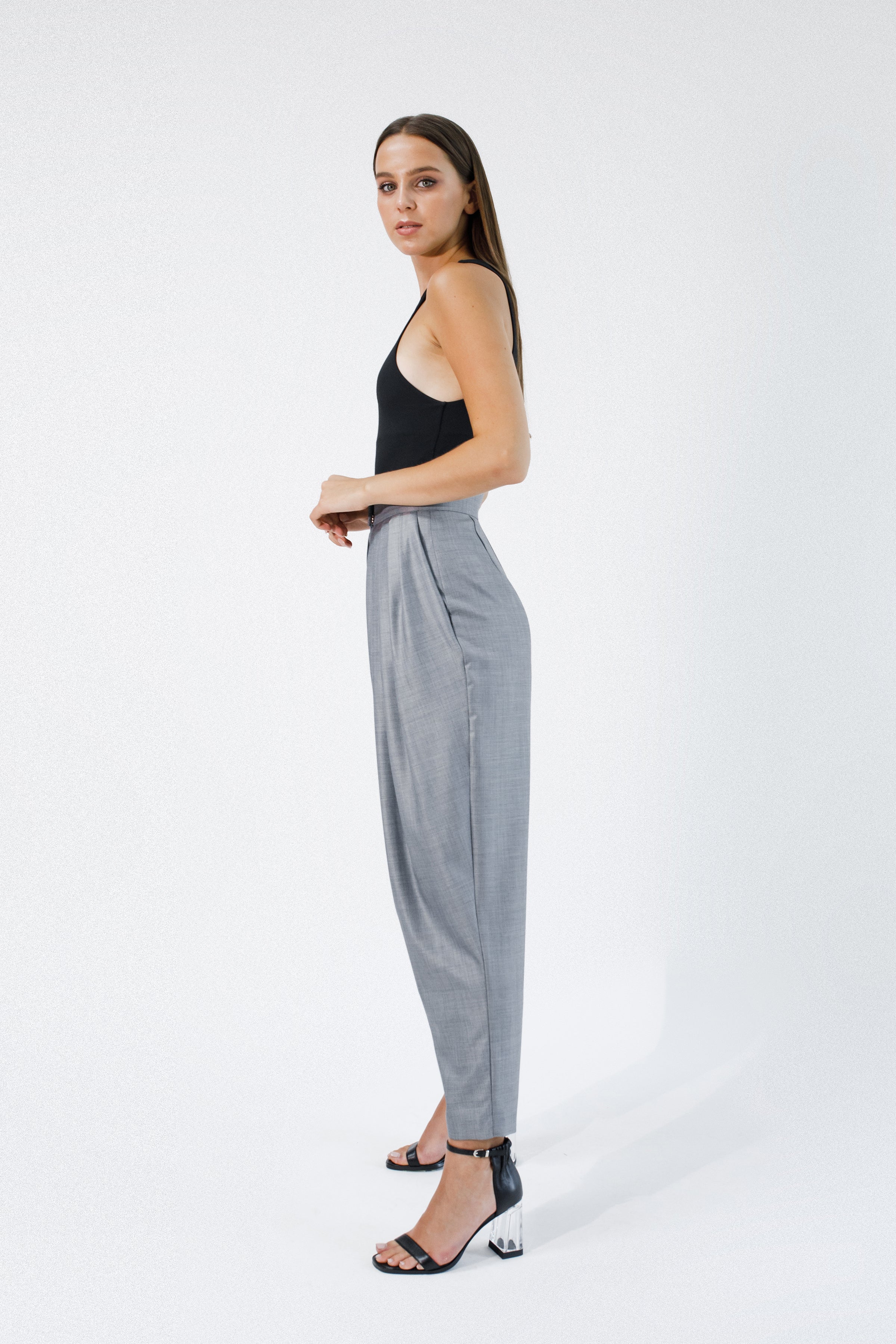 Pants with front pleats BA2 | IPANTS™