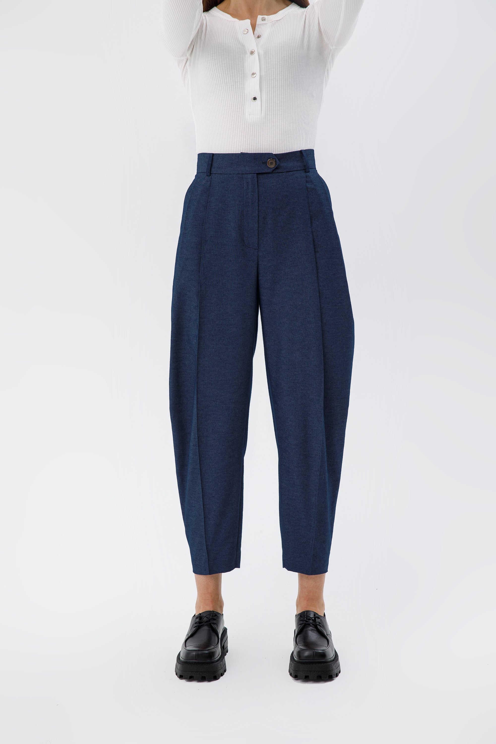 Pleated Banana Pants BA1 | IPANTS™