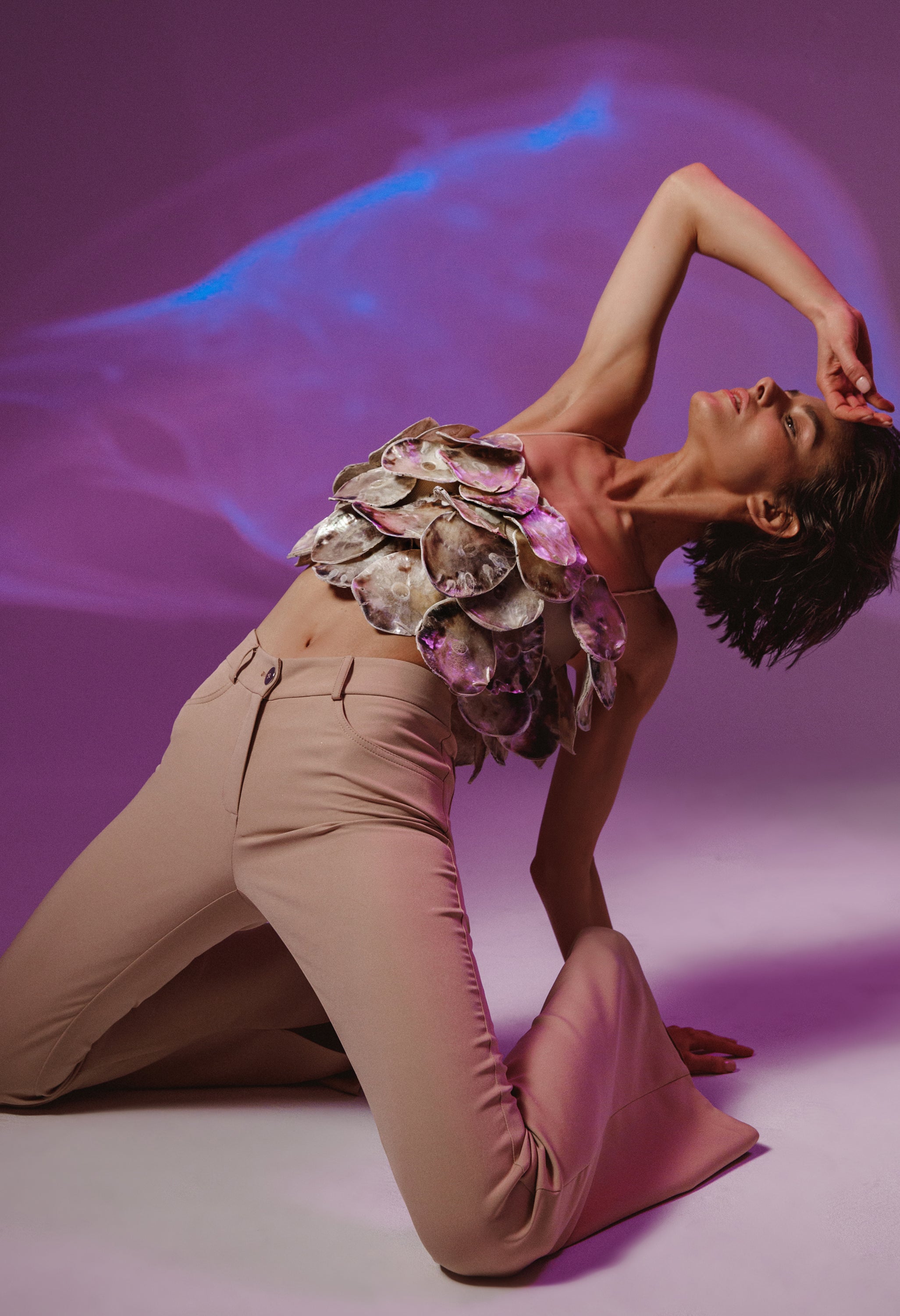 Flared pants with side slits | IPANTS™