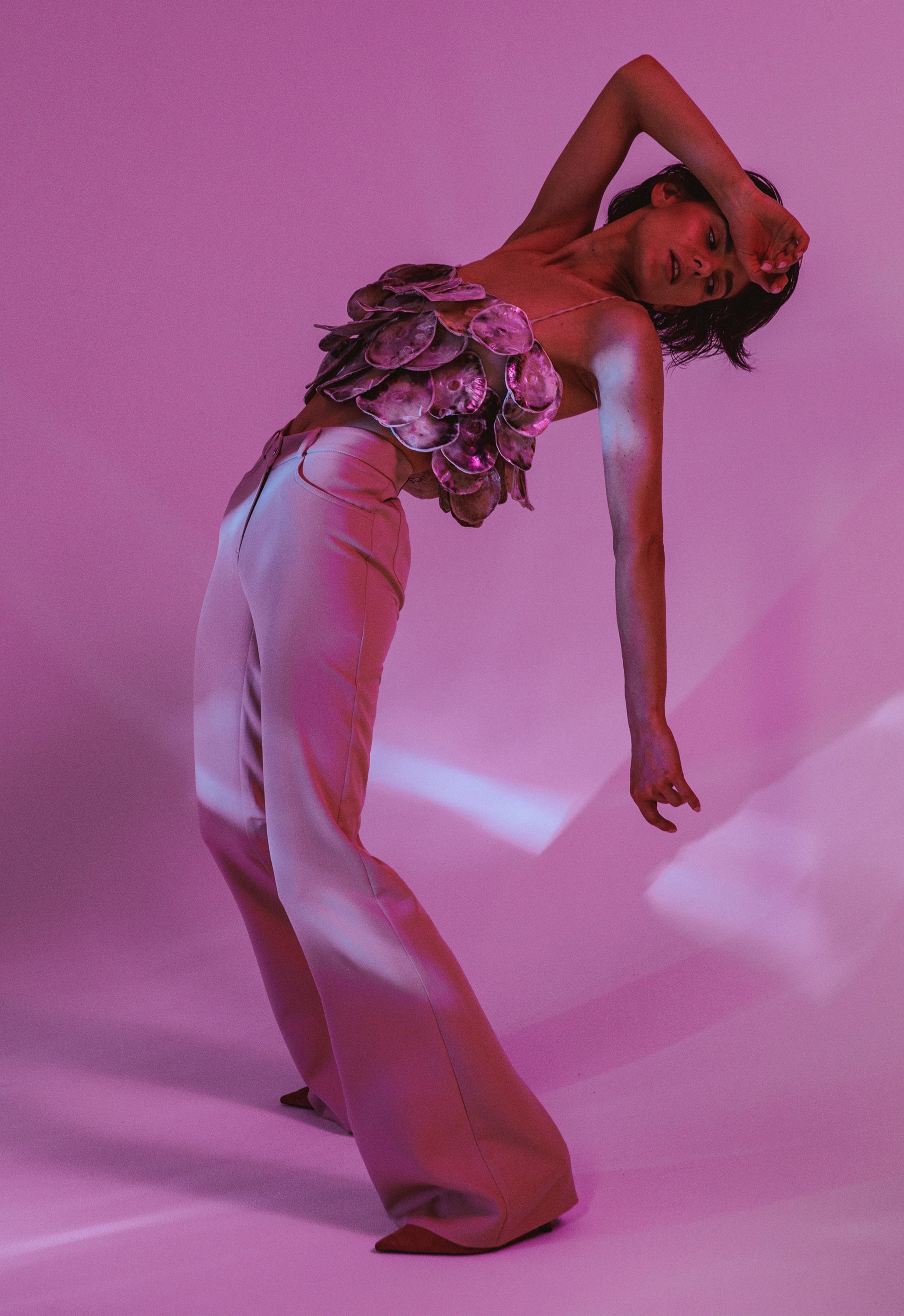 Flared pants with side slits | IPANTS™