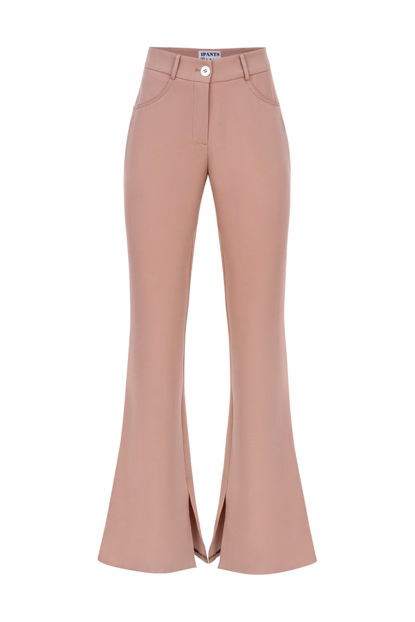 Flared pants with side slits | IPANTS™