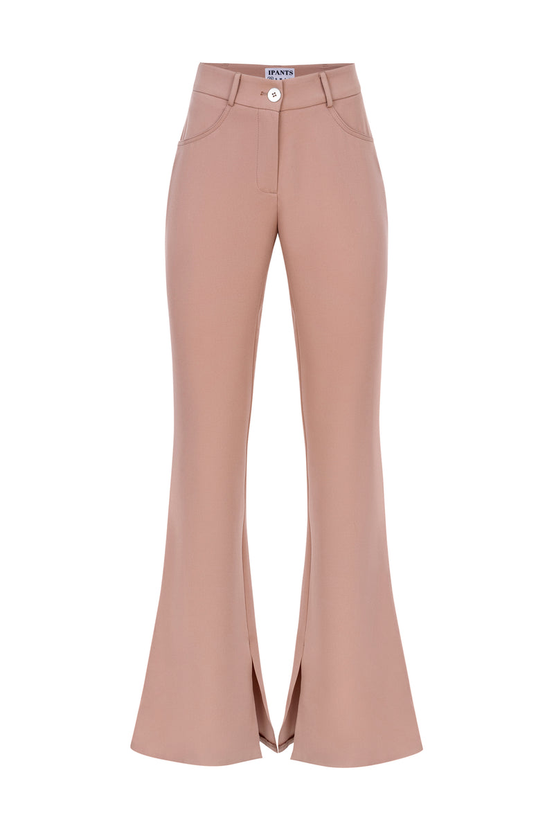 Flared pants with side slits | IPANTS™