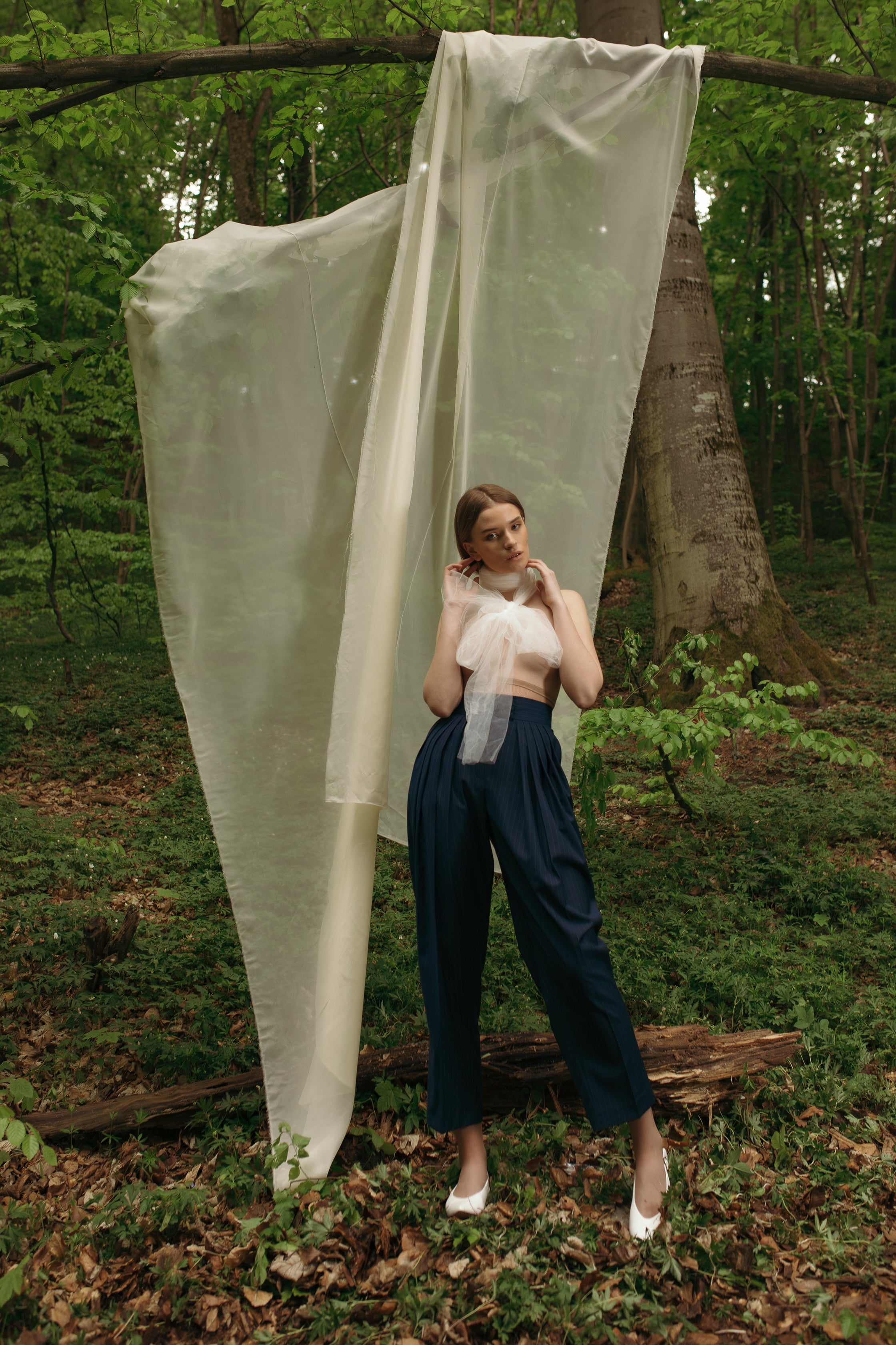 Pants with front pleats BA2 | IPANTS™